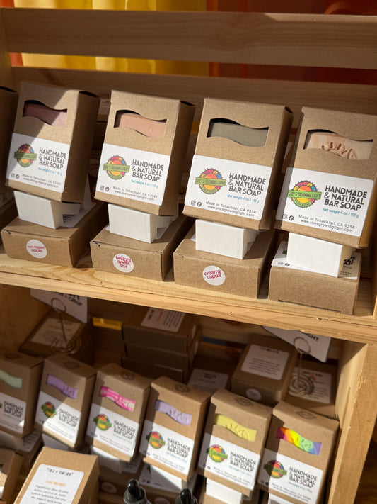NITTY GRITTY | exfoliating cold-process shea butter soap