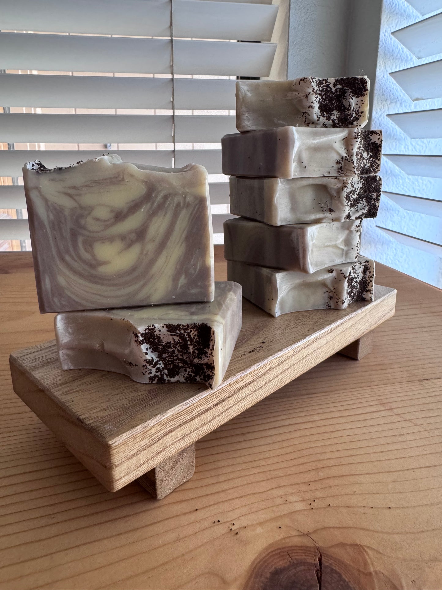 COFFEE (unscented) | cold-process shea butter soap