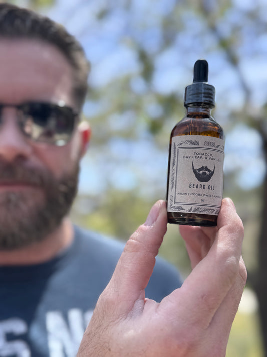 BEARD OIL | tobacco + bay leaf + vanilla