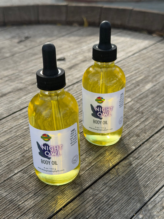 BODY OIL | Night Owl Lavender Body Oil - 4 oz