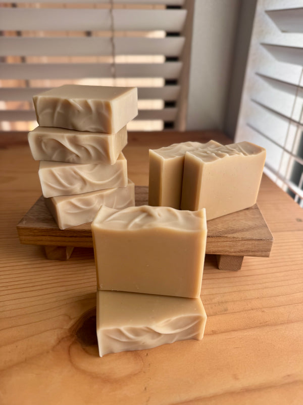 TEA + HONEY (unscented) | cold-process shea butter soap