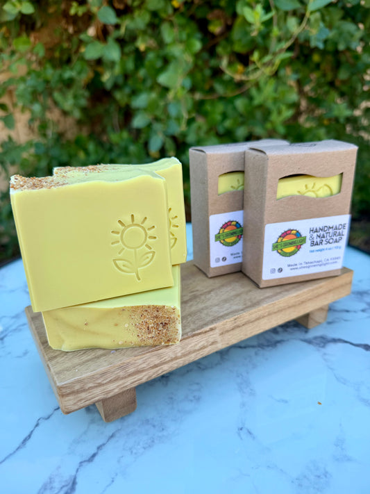 LEMON BAR | cold-process shea butter soap