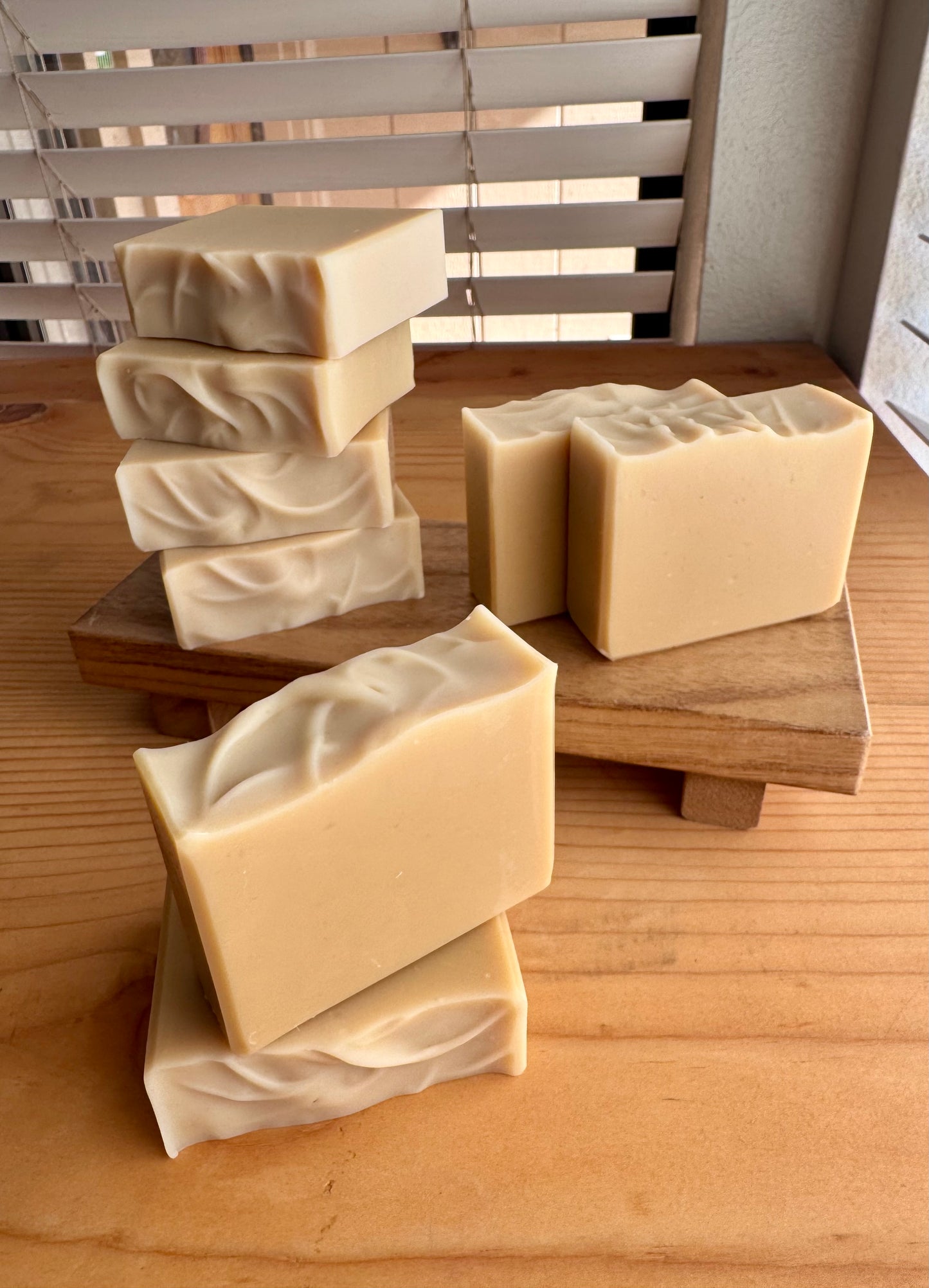 TEA + HONEY (unscented) | cold-process shea butter soap