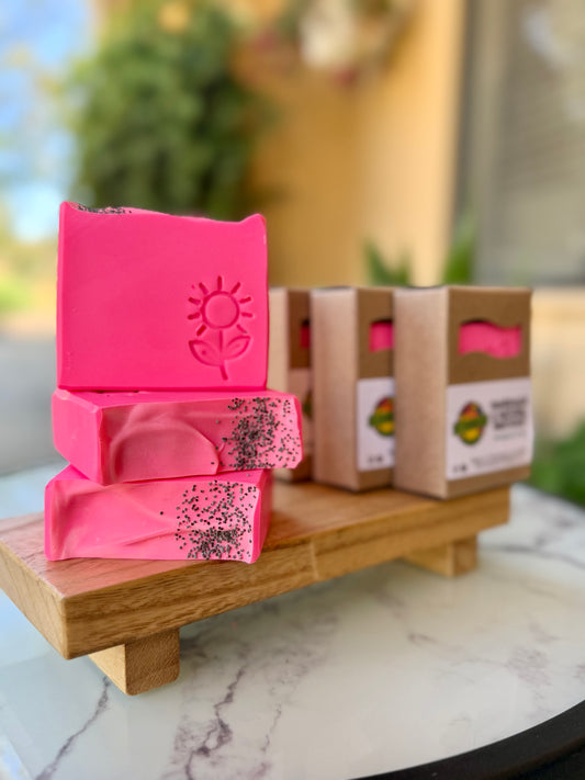 BERRY POP | cold-process shea butter soap