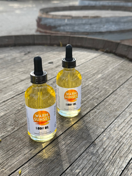 BODY OIL | Warm Sunset Citrus Body Oil - 4 oz