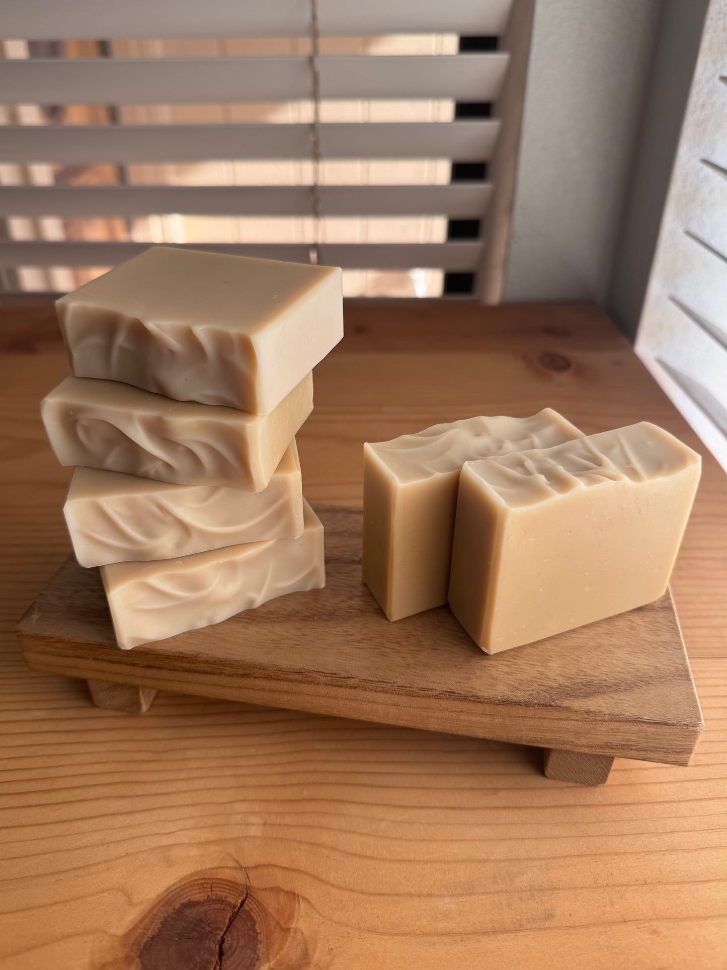 TEA + HONEY (unscented) | cold-process shea butter soap