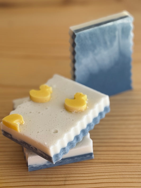 RUBBER DUCKY | fresh linen goat’s milk soap