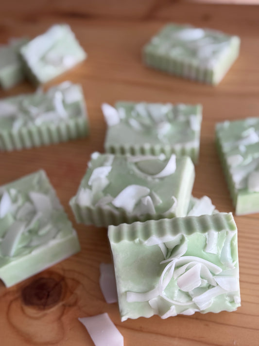 LIME IN THE COCONUT | lime, coconut, sandalwood shea butter soap