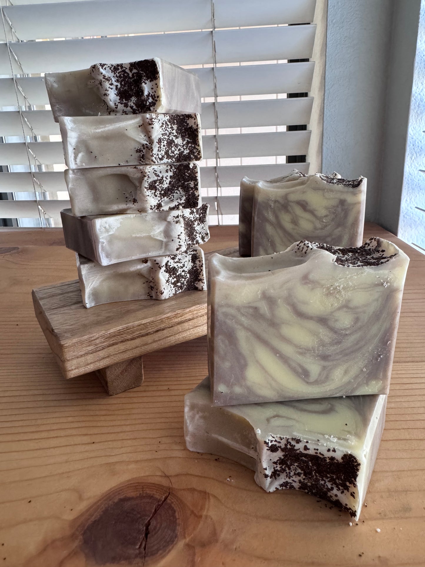COFFEE (unscented) | cold-process shea butter soap