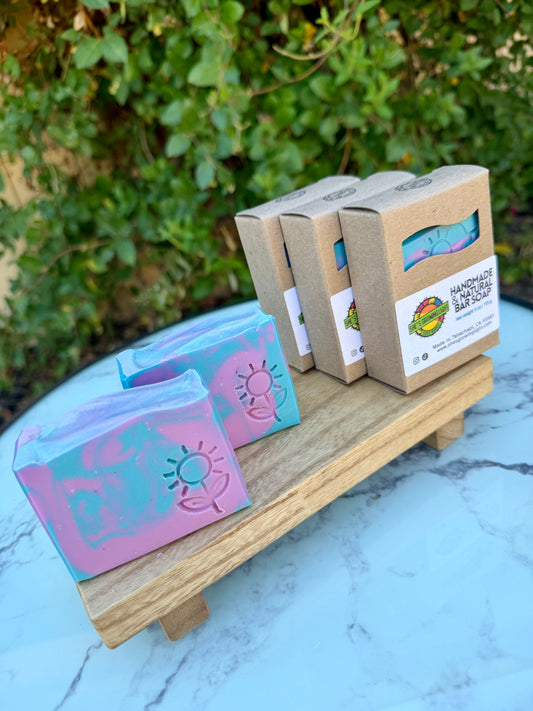 BLURPLE | cold-process shea butter soap