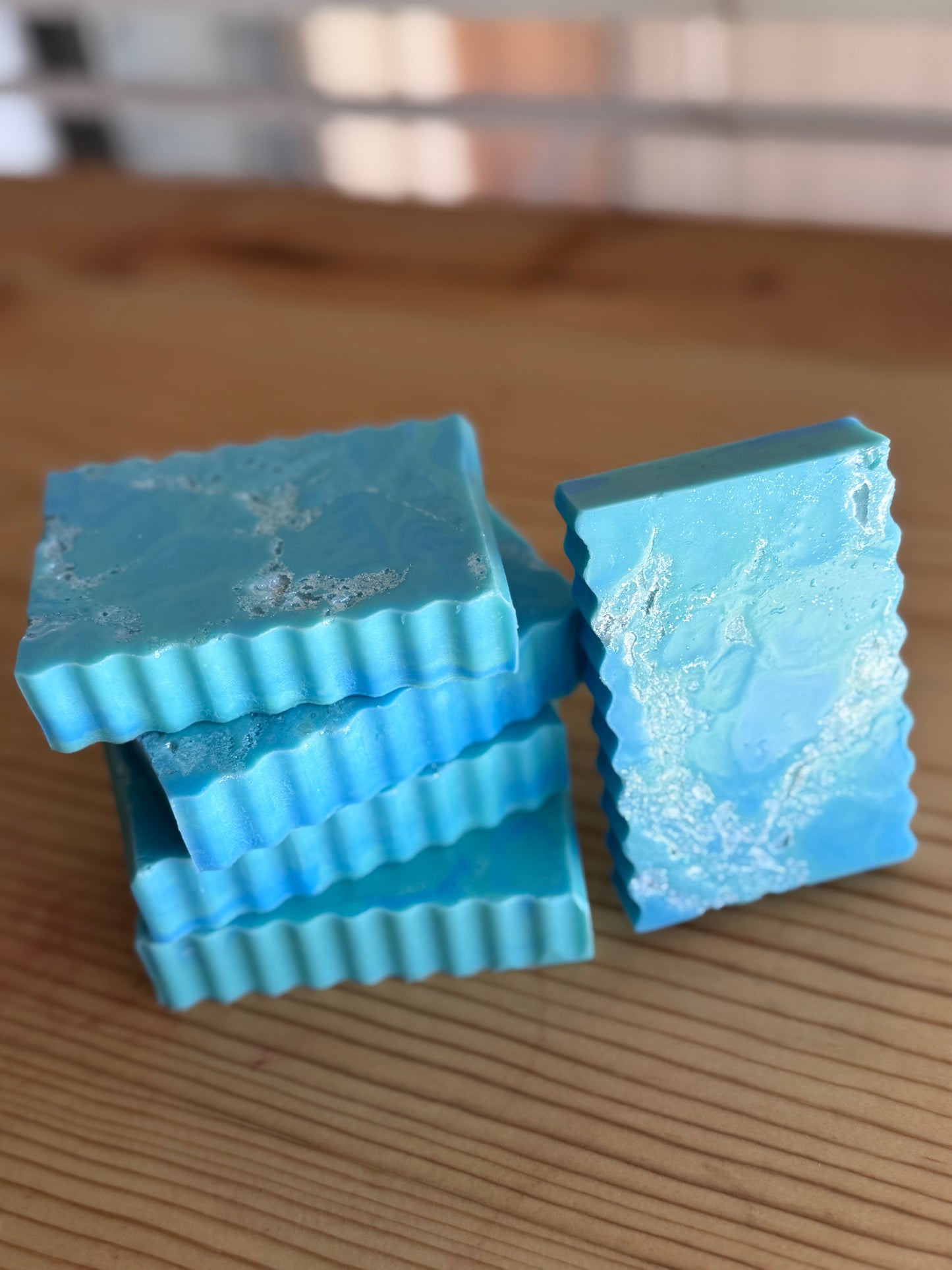 SEA BREEZE | clary sage, lime, peppermint, lavender shea butter soap