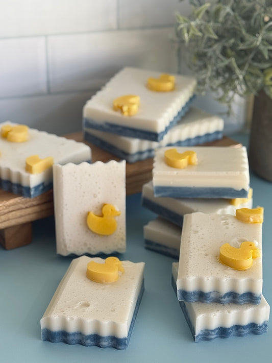 RUBBER DUCKY | fresh linen goat’s milk soap