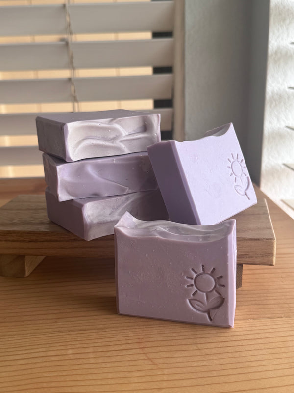 EVENING VIOLET | cold-process shea butter soap