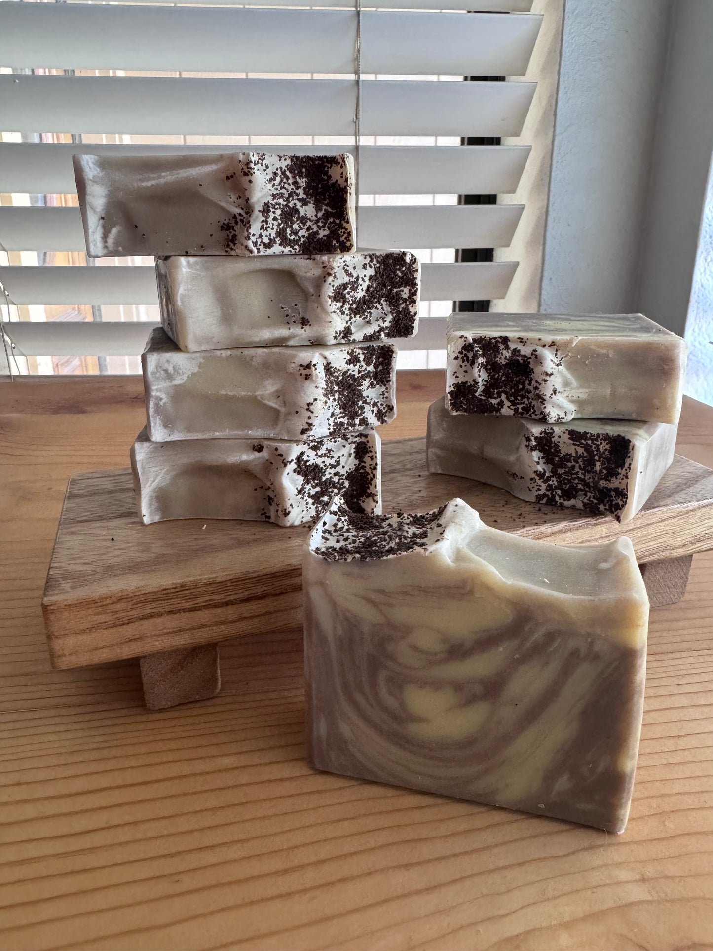 COFFEE (unscented) | cold-process shea butter soap